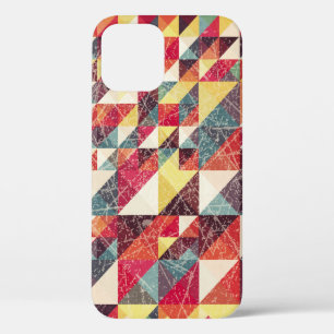 Abstract, geometrisch achtergrondpatroon, colo Case-Mate iPhone case