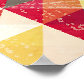 Abstract, geometrisch achtergrondpatroon, colo poster (Hoek)