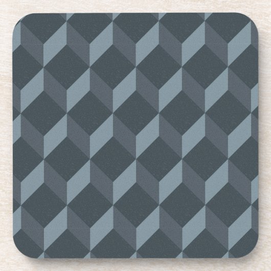 Abstract geometrisch achtergrondpatroon drankjes onderzetter (Voorkant)