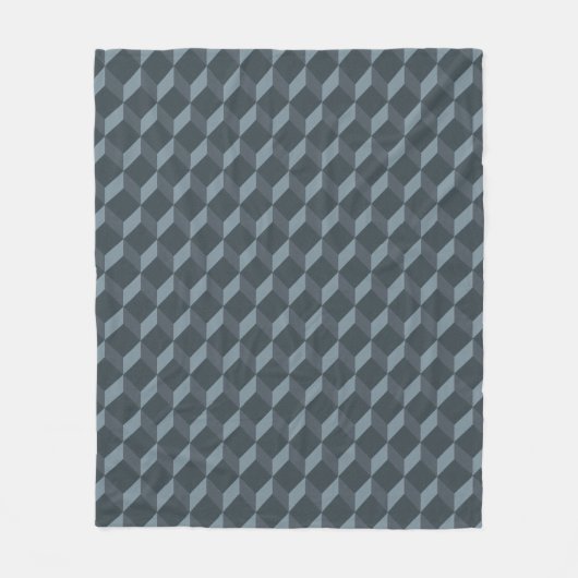 Abstract geometrisch achtergrondpatroon fleece deken (Voorkant)