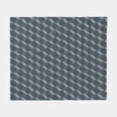 Abstract geometrisch achtergrondpatroon fleece deken (Voorkant (Horizontaal))