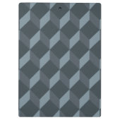 Abstract geometrisch achtergrondpatroon klembord (Achterkant)