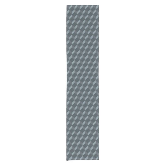 Abstract geometrisch achtergrondpatroon korte tafelloper (Voorkant)