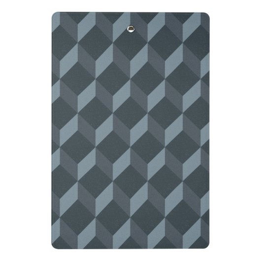 Abstract geometrisch achtergrondpatroon mini klembord (Achterkant)