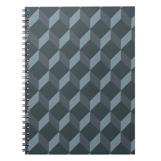 Abstract geometrisch achtergrondpatroon notitieboek (Voorkant)