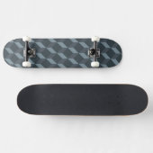 Abstract geometrisch achtergrondpatroon skateboard (Horizontaal)