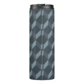 Abstract geometrisch achtergrondpatroon thermosbeker (Achterkant)