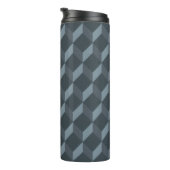 Abstract geometrisch achtergrondpatroon thermosbeker (Geroteerd rechts)