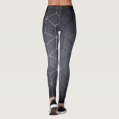 Abstract Geometrisch Afbeelding op Aantrekkelijk D Leggings (Achterkant)
