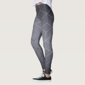 Abstract Geometrisch Afbeelding op Aantrekkelijk D Leggings (Links)