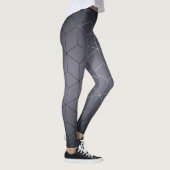 Abstract Geometrisch Afbeelding op Aantrekkelijk D Leggings (Rechts)