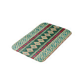 Abstract geometrisch Afrikaans stijlpatroon Badmat (Gekanteld)