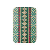 Abstract geometrisch Afrikaans stijlpatroon Badmat (Voorkant Verticaal)