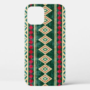 Abstract geometrisch Afrikaans stijlpatroon Case-Mate iPhone Case