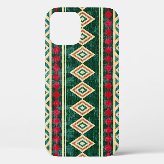 Abstract geometrisch Afrikaans stijlpatroon Case-Mate iPhone Case (Achterkant)