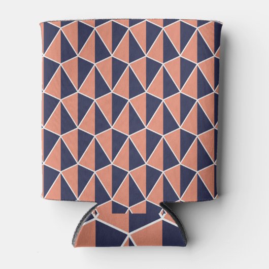 Abstract geometrisch: Art Deco naadloos Blikjeskoeler (Voorkant)