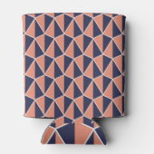 Abstract geometrisch: Art Deco naadloos Blikjeskoeler (Achterkant)