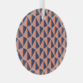 Abstract geometrisch: Art Deco naadloos Glas Ornament (Voorkant Rechts)