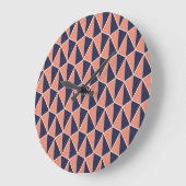 Abstract geometrisch: Art Deco naadloos Grote Klok (Hoek)