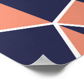 Abstract geometrisch: Art Deco naadloos Poster (Hoek)