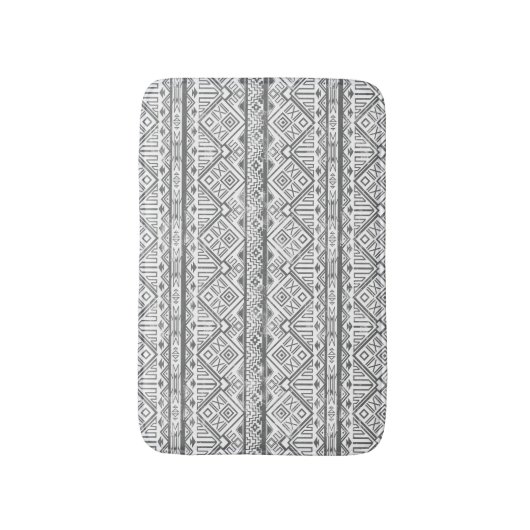 Abstract Geometrisch Aztec Patroon 2 Badmat (Voorkant Verticaal)