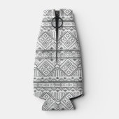 Abstract Geometrisch Aztec Patroon 2 Flesjeskoeler (Achterkant)