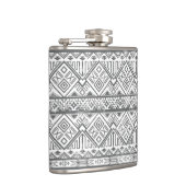 Abstract Geometrisch Aztec Patroon 2 Heupfles (Rechts)