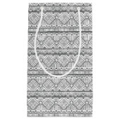 Abstract Geometrisch Aztec Patroon 2 Klein Cadeauzakje (Voorkant)