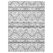 Abstract Geometrisch Aztec Patroon 2 Klembord (Achterkant)