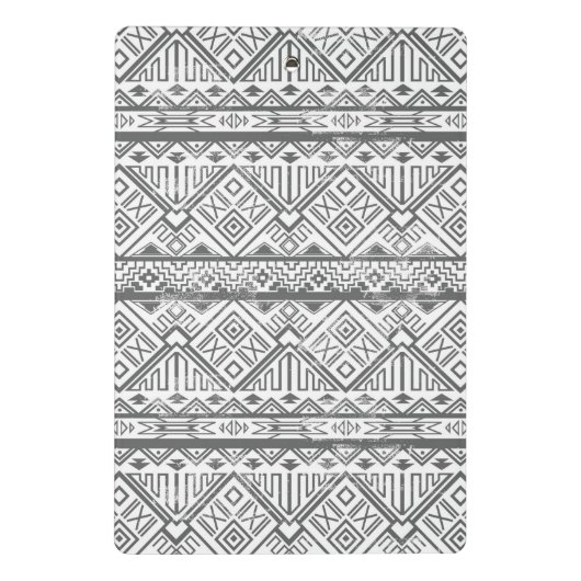 Abstract Geometrisch Aztec Patroon 2 Mini Klembord (Achterkant)