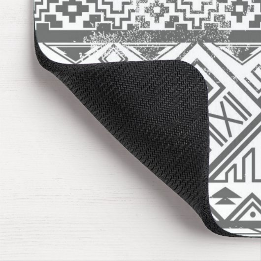 Abstract Geometrisch Aztec Patroon 2 Muismat (Hoek)