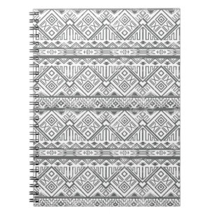 Abstract Geometrisch Aztec Patroon 2 Notitieboek