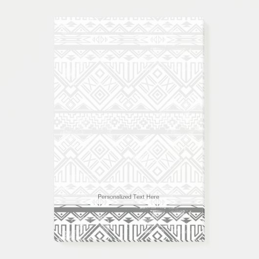 Abstract Geometrisch Aztec Patroon 2 Post-it® Notes (Voorkant)