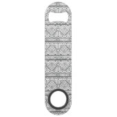 Abstract Geometrisch Aztec Patroon 2 Speed Flessenopener (Voorkant)
