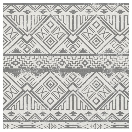 Abstract Geometrisch Aztec Patroon 2 Stof (Close Up)