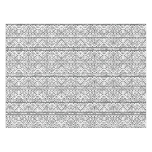 Abstract Geometrisch Aztec Patroon 2 Tafelkleed (Voorkant (Horizontaal))