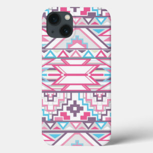 Abstract Geometrisch Aztec Patroon 3 iPhone 13 Hoesje