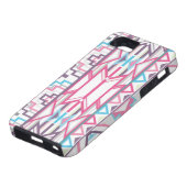 Abstract Geometrisch Aztec Patroon 3 Case-Mate iPhone Case (Onderkant)