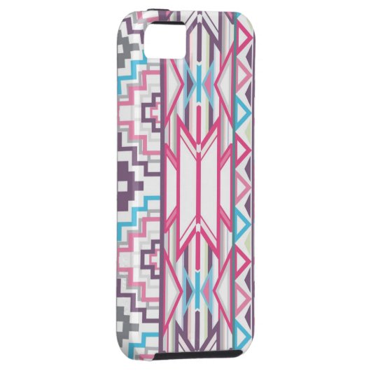 Abstract Geometrisch Aztec Patroon 3 Case-Mate iPhone Case (Back/Rechts)
