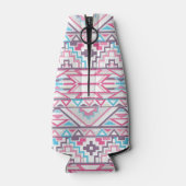 Abstract Geometrisch Aztec Patroon 3 Flesjeskoeler (Achterkant)