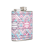 Abstract Geometrisch Aztec Patroon 3 Heupfles (Rechts)