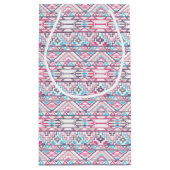 Abstract Geometrisch Aztec Patroon 3 Klein Cadeauzakje (Achterkant)