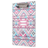 Abstract Geometrisch Aztec Patroon 3 Klembord (Links)