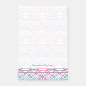 Abstract Geometrisch Aztec Patroon 3 Post-it® Notes (Voorkant)