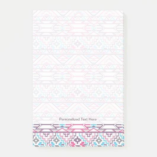 Abstract Geometrisch Aztec Patroon 3 Post-it® Notes (Voorkant)