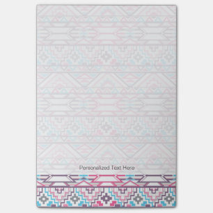 Abstract Geometrisch Aztec Patroon 3 Post-it® Notes