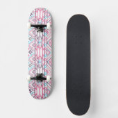 Abstract Geometrisch Aztec Patroon 3 Skateboard (Voorkant)