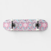 Abstract Geometrisch Aztec Patroon 3 Skateboard (Horizontaal)