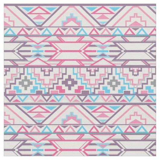 Abstract Geometrisch Aztec Patroon 3 Stof (Close Up)
