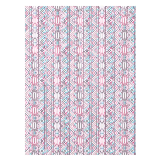 Abstract Geometrisch Aztec Patroon 3 Tafelkleed (Voorkant)